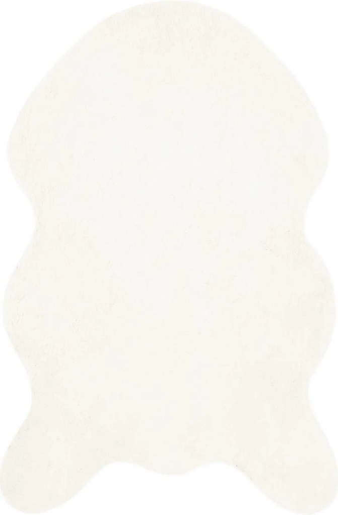 vidaXL Covor din de iepure sintetic antiderapant Olite Crem 50 x 80 cm