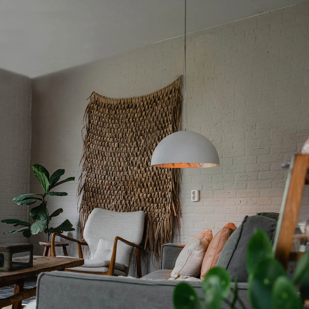 Lampă modernă cu pandantiv alb 50 cm - Magna