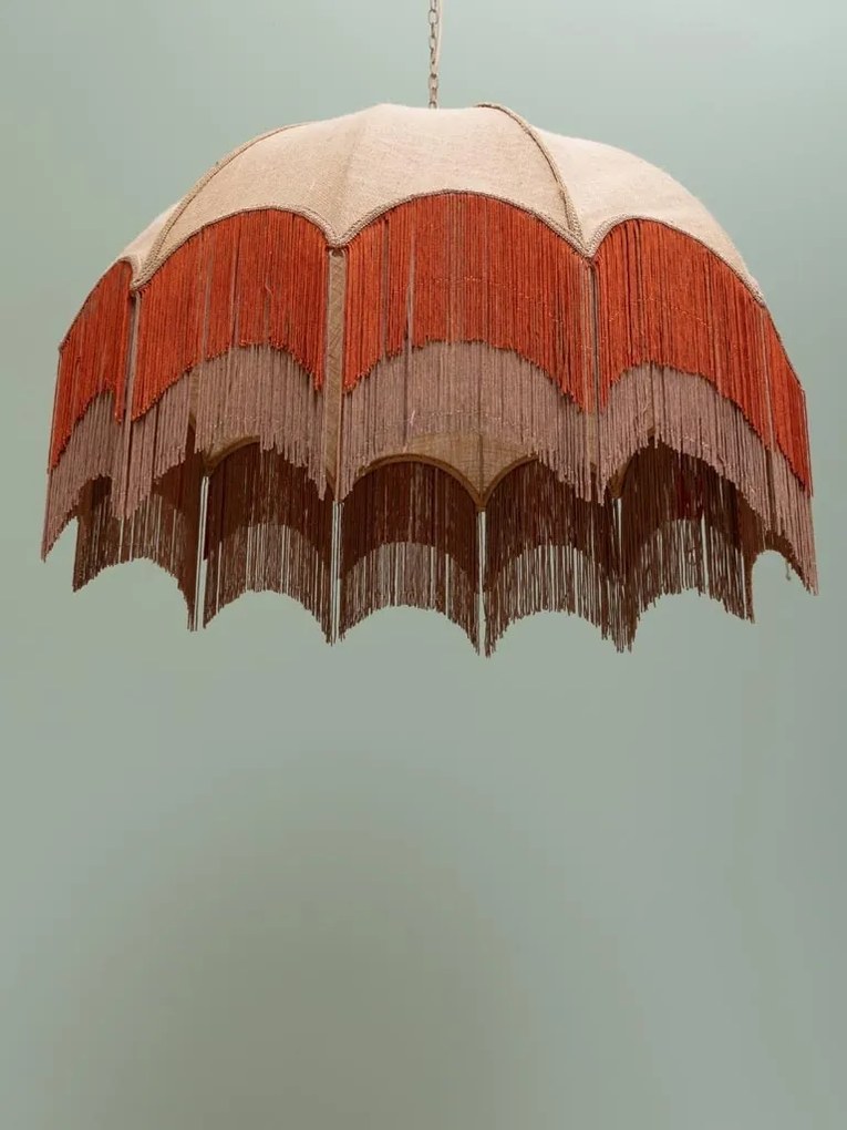 Lustră din metal și iută, ø91 cm, "Marigold"