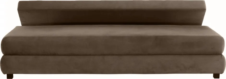 Canapea extensibilă, textil capuccino/bej, CLIV