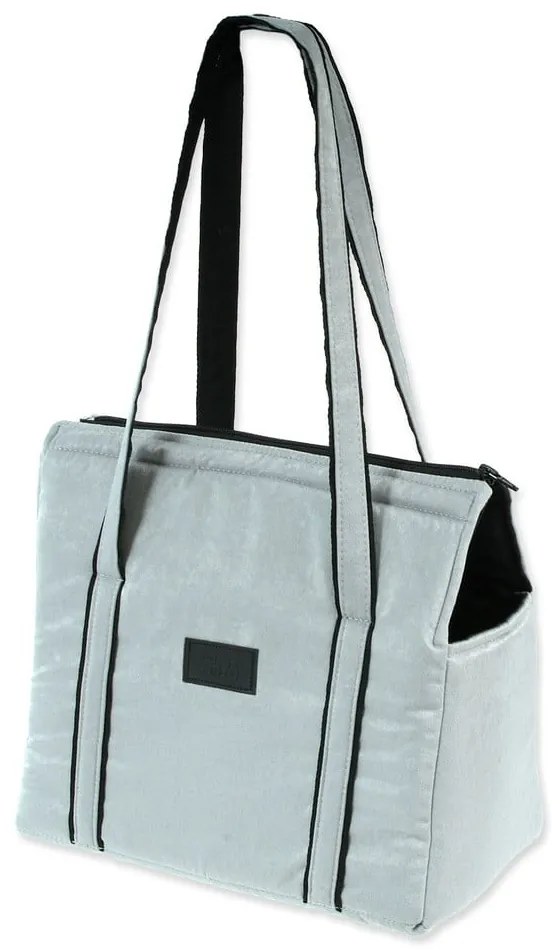 Geantă de transport gri deschis pentru câini Dog Fantasy Platinum – Plaček Pet Products