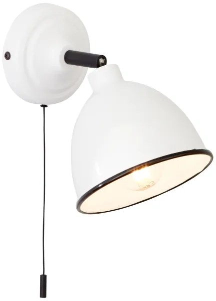 Spot de perete Brilliant TELIO 1xE14/28W/230V alb