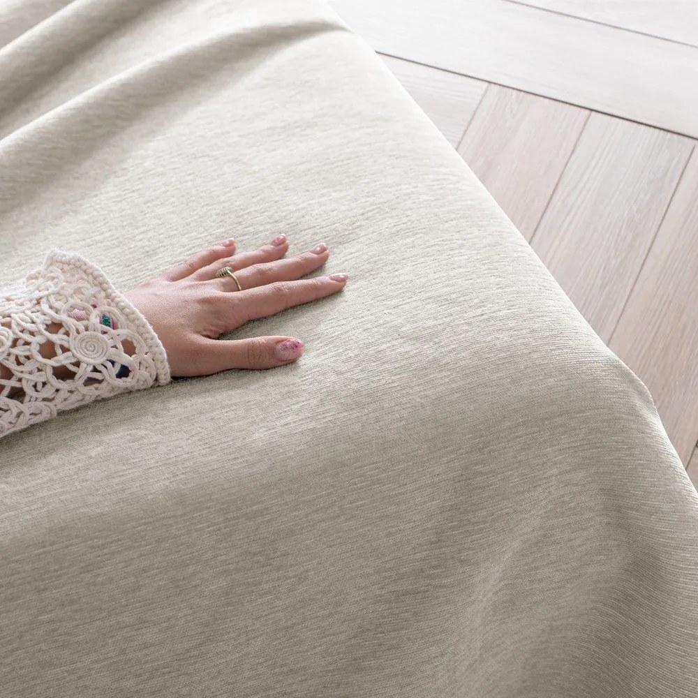 Cuvertură bej din janilie 220x240 cm Talo – Filumi