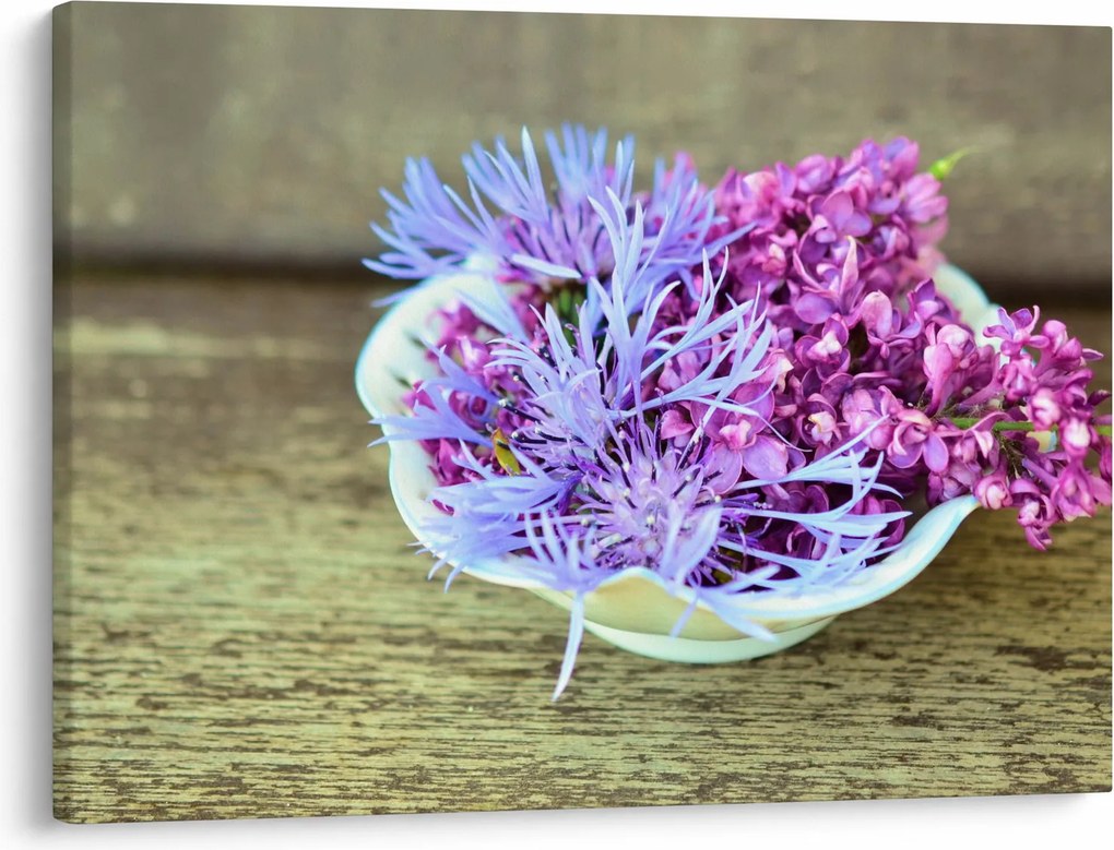 Tablou cu decorațiune din lavanda (70x50 cm)