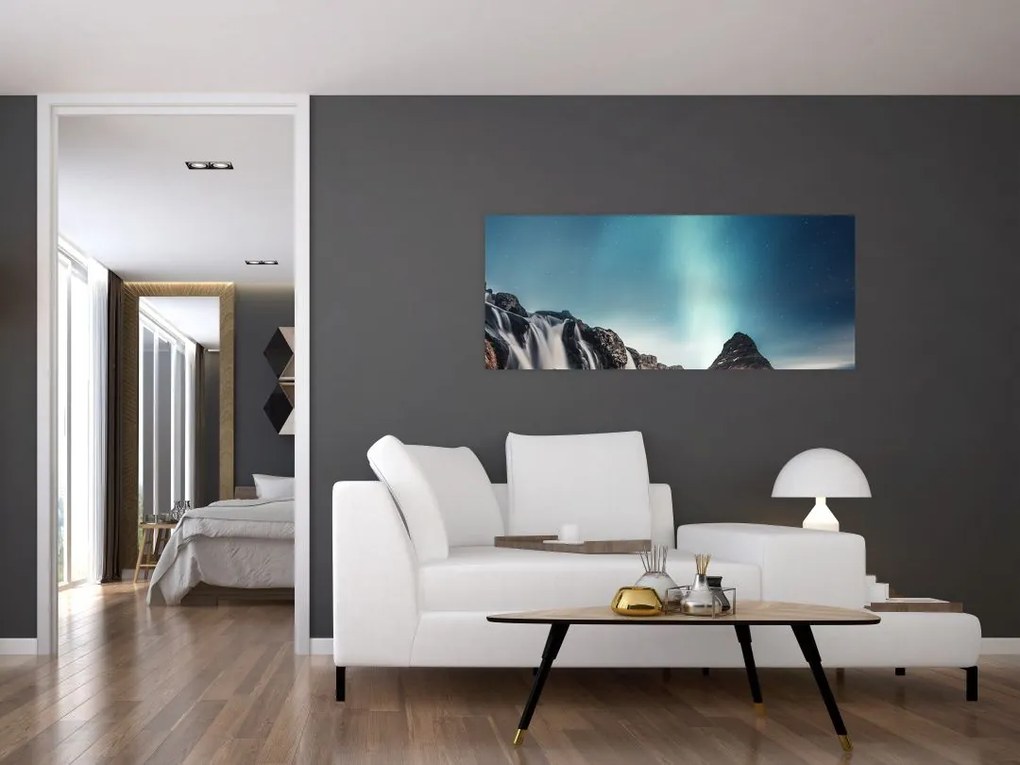 Tablou cu cascade (120x50 cm)