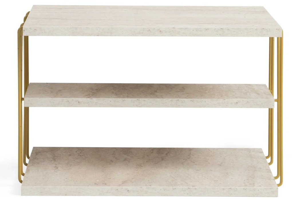 Masă de cafea Lifon Gold Travertine