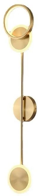 Aplica LED , Y Gold, 13W, Auriu/Alb