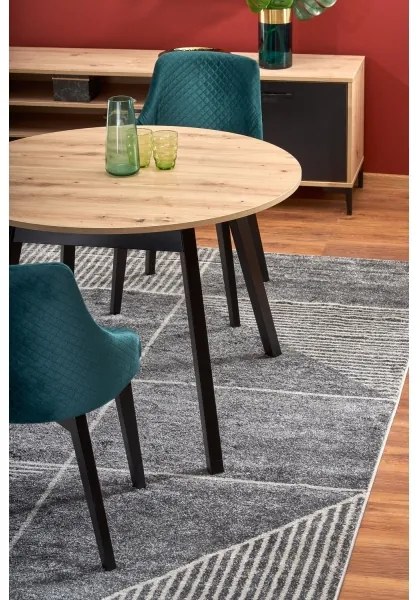 Masă de dining SOLINA din stejar artisan