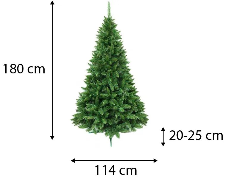 Brad de Crăciun de munte 180 cm