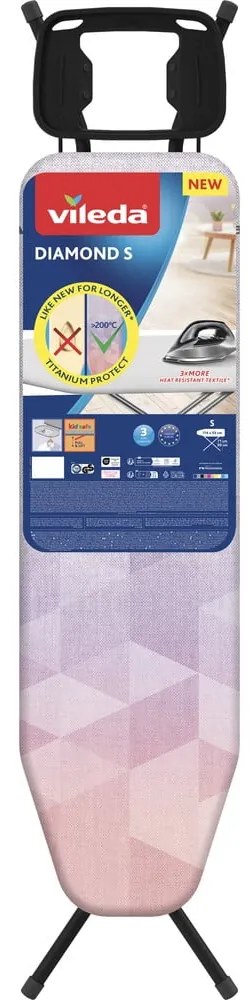 Masă de călcat 114x34 cm Diamond S – Vileda