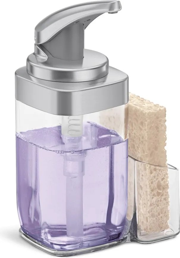 Dozator de săpun lichid din metal 650 ml - simplehuman
