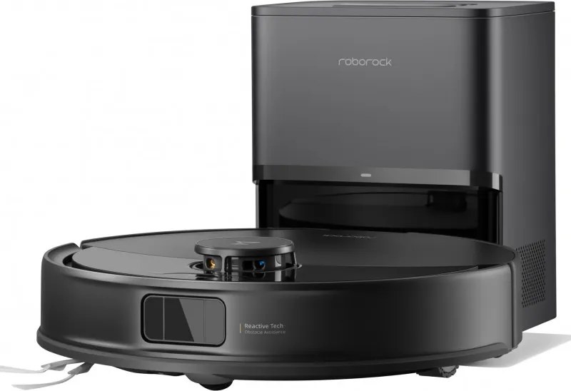 Aspirator robot Roborock Q10 PF+, 10000 Pa, 150 min, 0,35 L, Wi-Fi, Uscat/umed, Ridicare automata a mopului, LiDAR 360°, Cartografiere 3D, Control vocal, Negru