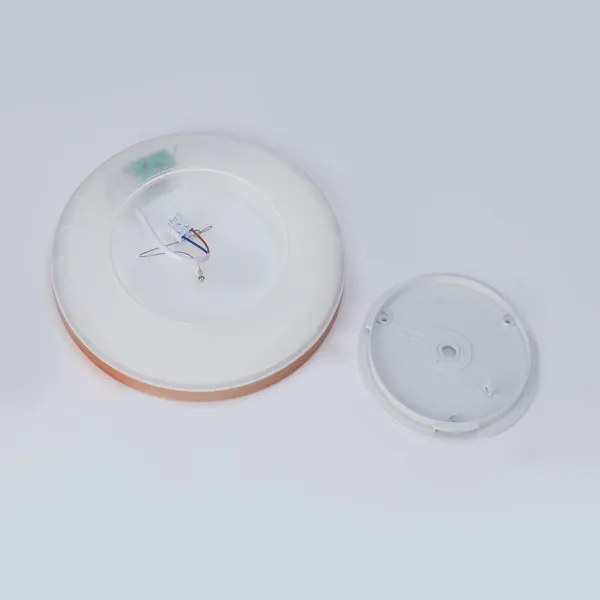 Brilagi Plafonier LED ultra-subțire pentru baie, 18 W, 230 V, Ø 30 cm, aur roz, IP54