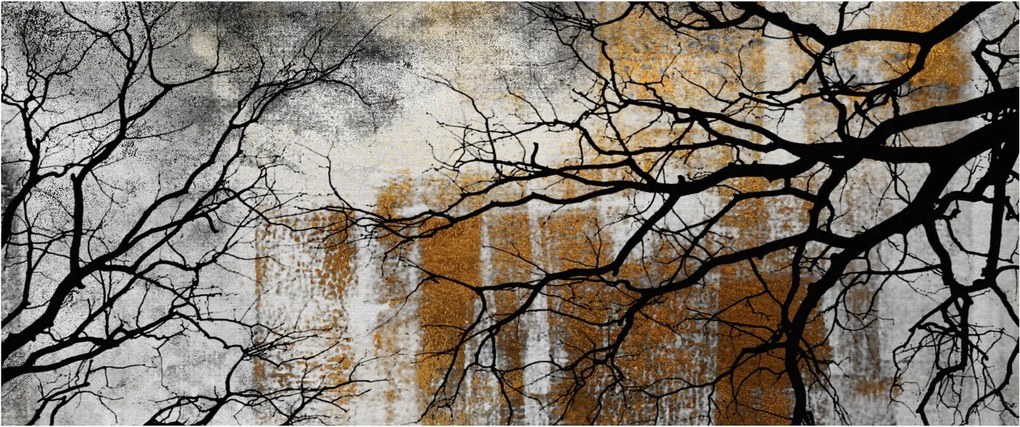 Tablou - Siluetă copac (120x50 cm)