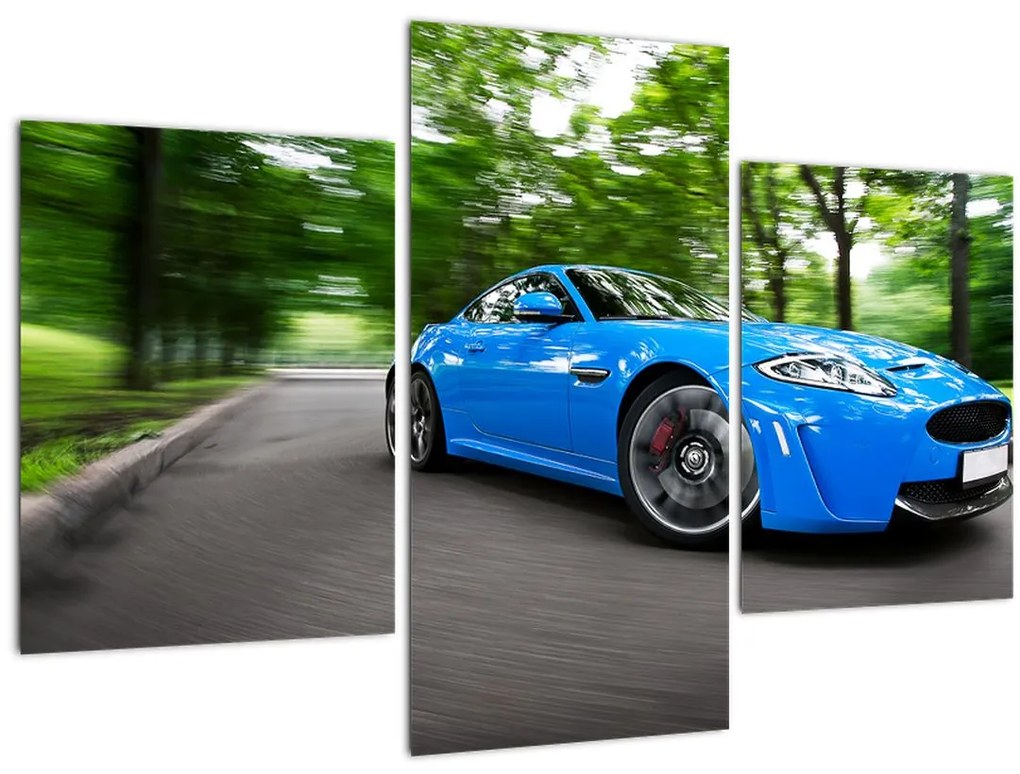 Tablou - Mașina de curse (90x60 cm)