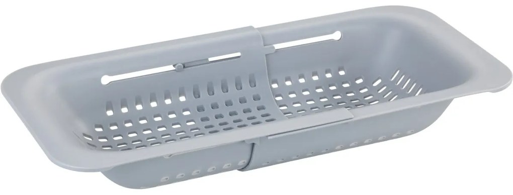 Scurgător telescopic Wenko 30 - 50 cm, pe chiuvetă, gri