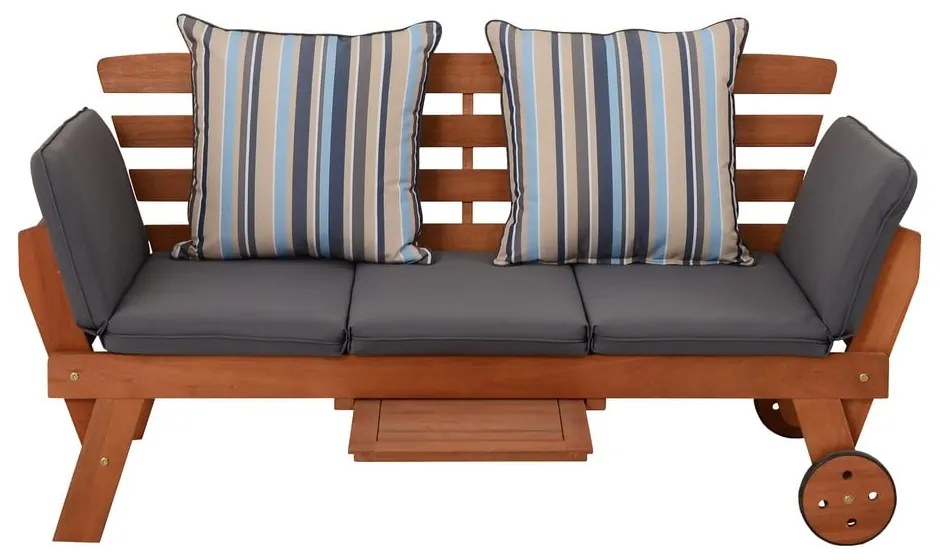 Bancă de grădină maro din lemn masiv Rincon – Garden Pleasure