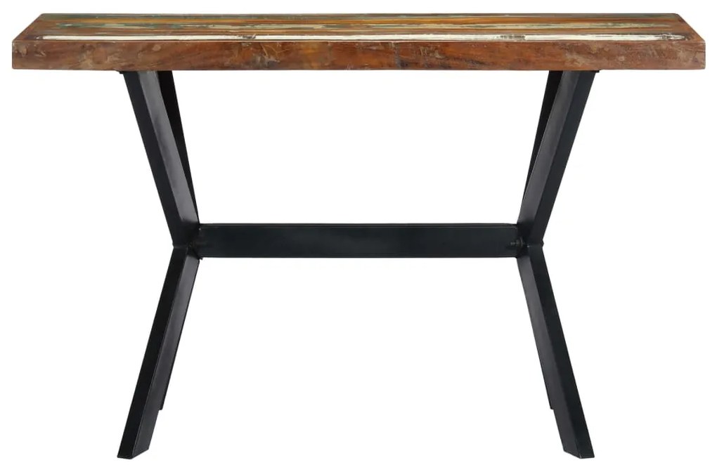 247443 vidaXL Masă de bucătărie, 120 x 60 x 75 cm, lemn masiv reciclat