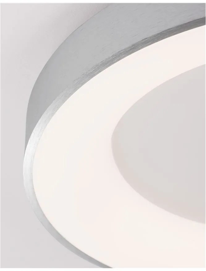 Plafoniera LED 3000K moderna 60cm RANDO THIN argintiu NVL-9353856