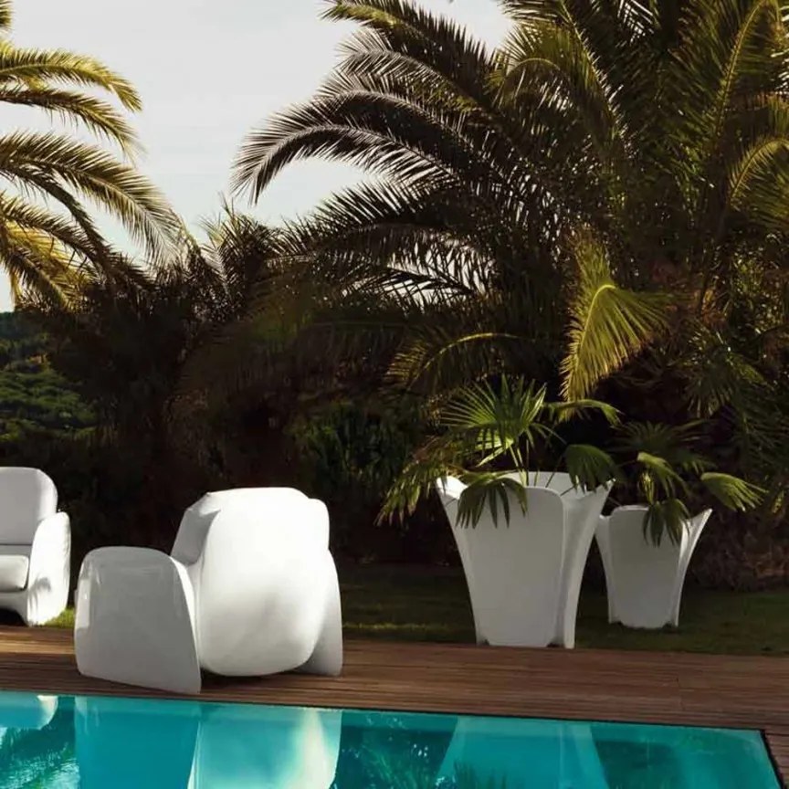 Ghiveci flori / Jardiniera plante de exterior / interior design modern premium PEZZETTINA PLANTER 85x85x85 56008R Vondom