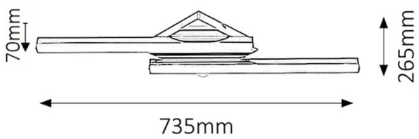 Rabalux 5895 - LED Corp de iluminat perete baie ANTONIA 2xLED/12W