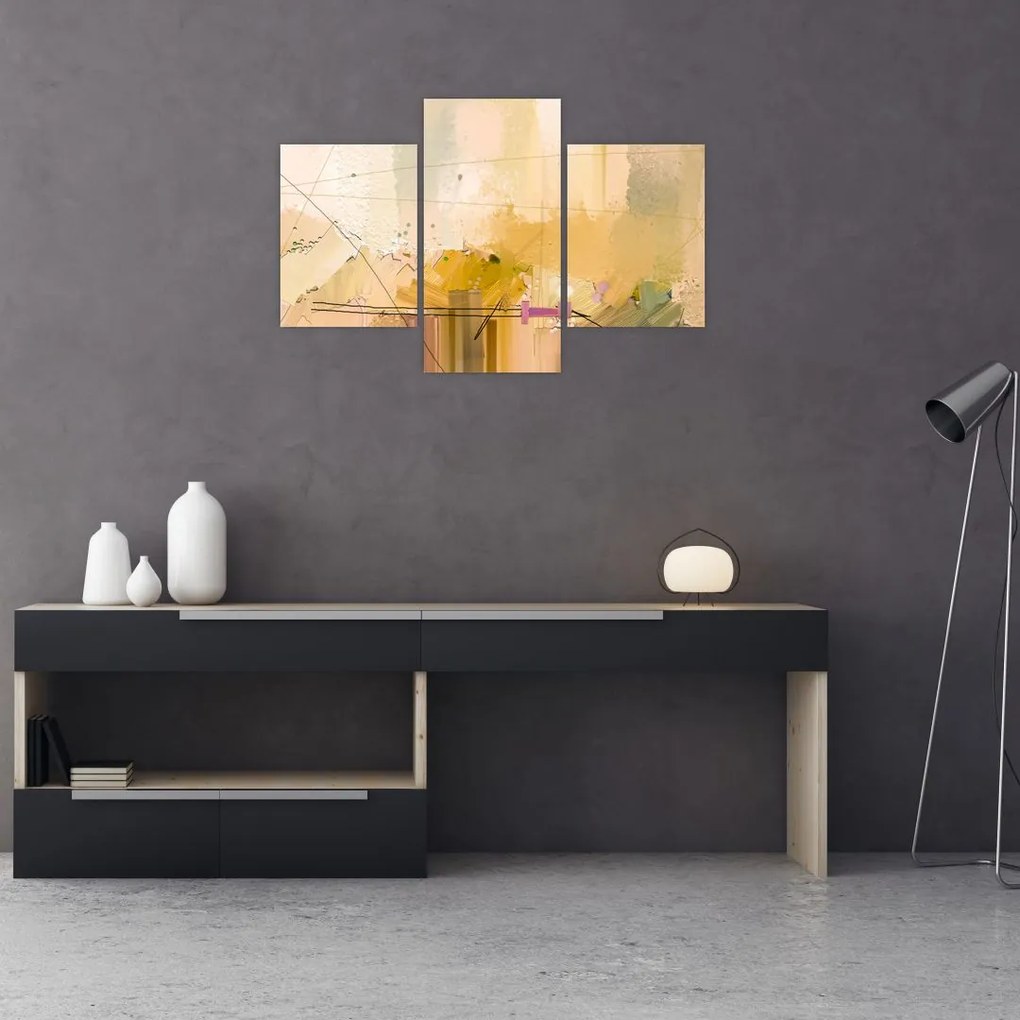 Tablou - Abstract, pictură în ulei (90x60 cm)