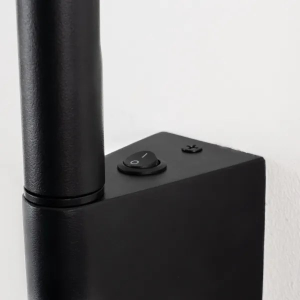Brilagi - Aplica de perete cu spot LED VIXON, LED/3W/230V + LED/5W, negru, CRI 90