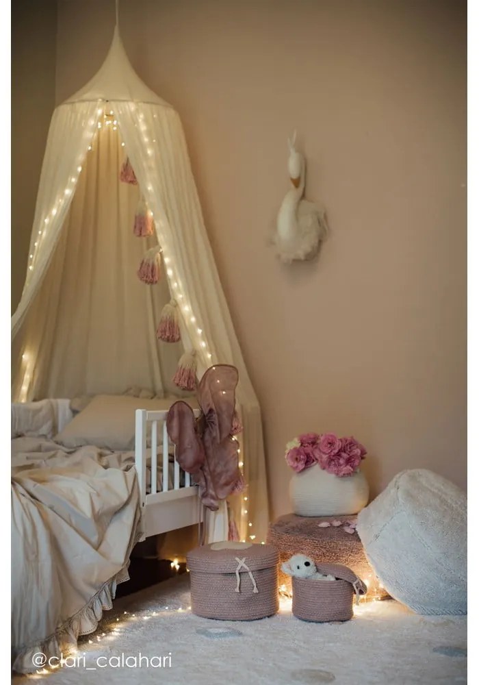 Covor pentru copii crem lavabil/țesut manual din bumbac 140x200 cm Kim – Lorena Canals