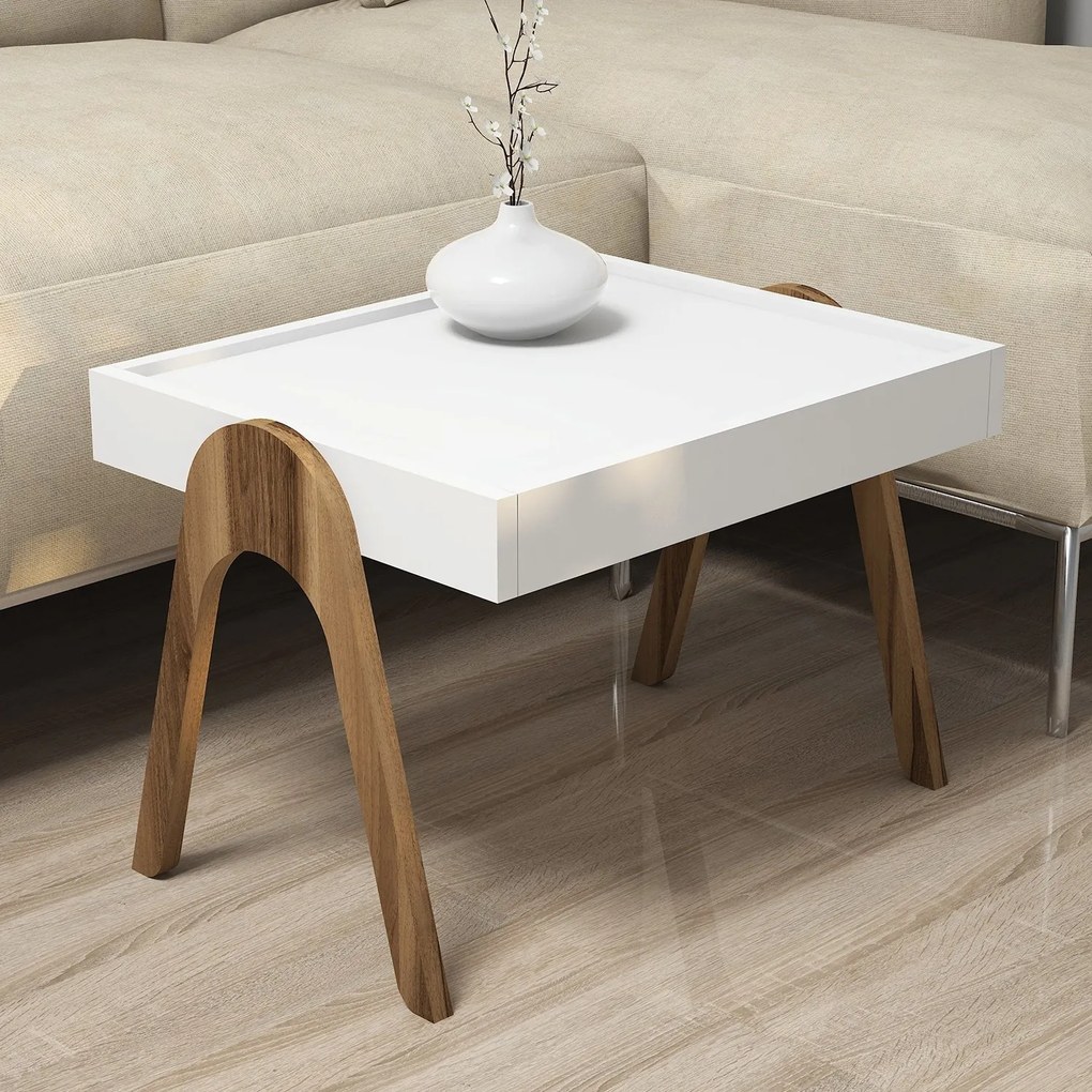 Set 3buc. măsuțe cafea Roam (nuc + alb). Promo -10%. 1067465