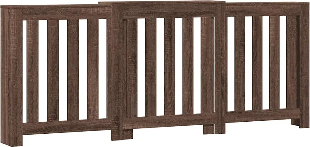 vidaXL Mască pentru calorifer stejar maro 205x21,5x83,5 cm lemn