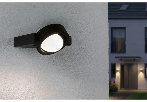 Aplică de exterior Paulmann 94406 LED/8W IP44 SWIVEA 230V