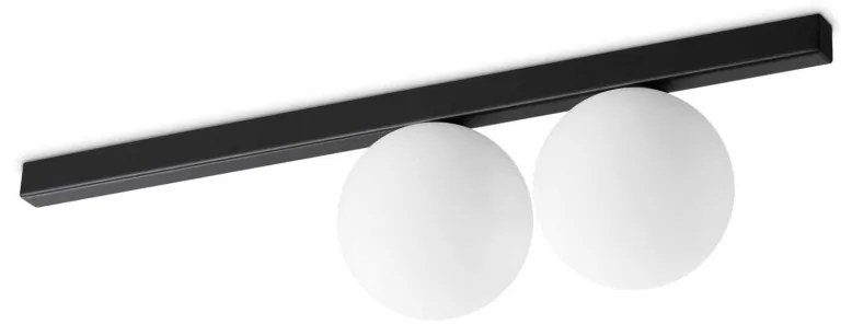 Plafoniera moderna stil minimalist Binomio pl2 negru