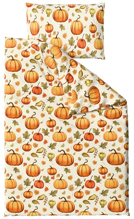 Lenjerie de pat din microfibra AUTUMN PUMPKINS colorate Dimensiune lenjerie de pat: 70 x 90 cm | 140 x 220 cm
