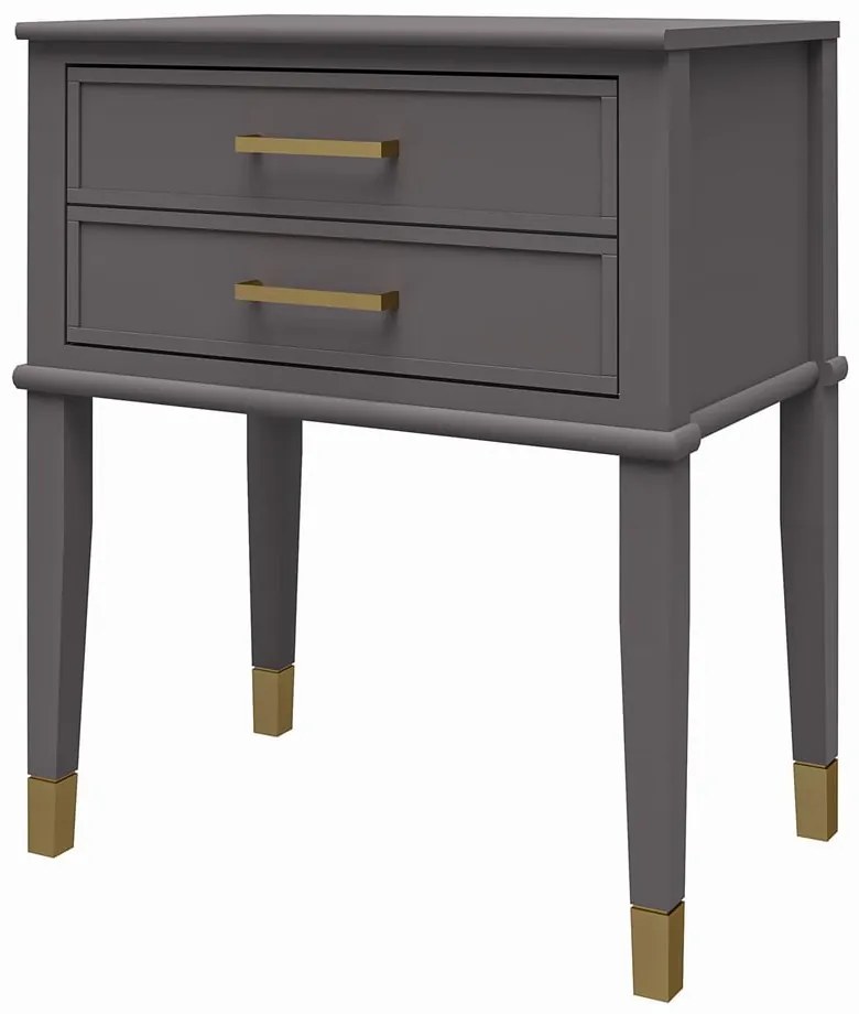 Noptieră gri închis Westerleigh – CosmoLiving by Cosmopolitan