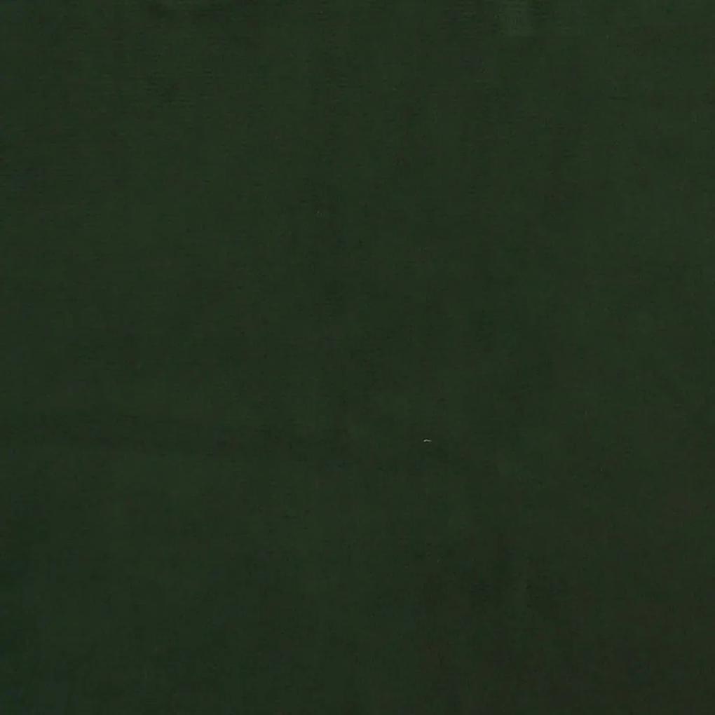Scaune de masa pivotante, 4 buc., verde inchis, catifea 4, Morkegronn