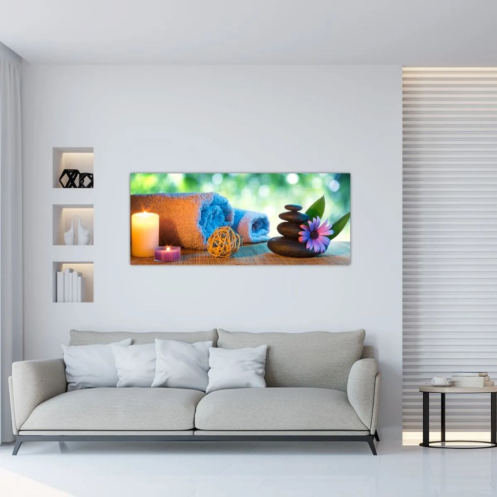 Tablou - Relaxare masaj pictura (120x50 cm)