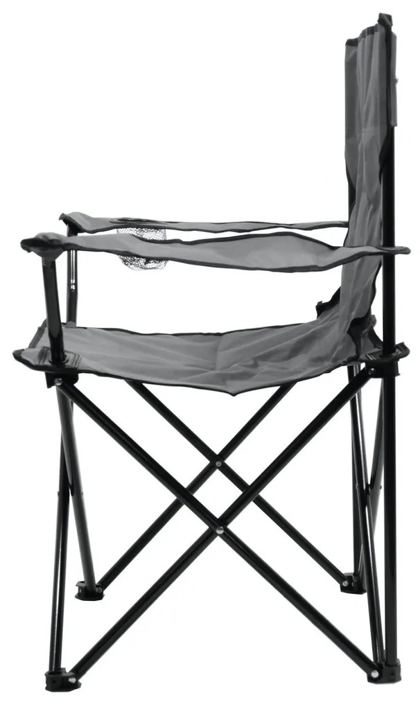Scaun pliabil de camping Cattara 13447 Bari, gri ,49 x 39 x 84 cm