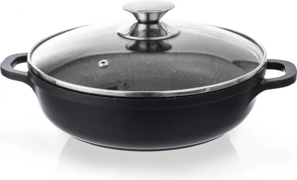 Oală din aluminiu neaderent cu capac din sticlă Orion Grande, ⌀ 28 cm