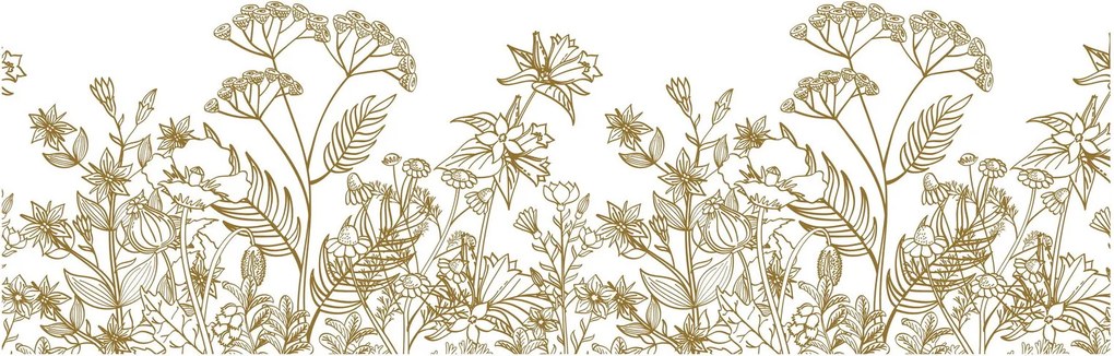 Tablou - Flori de câmp (120x50 cm)