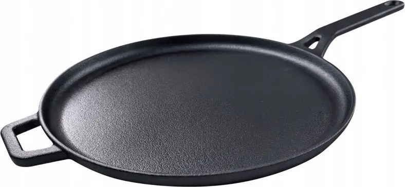 Recenzie: Tigaie pentru clătite Kinghoff KH 1895, 29 cm, fontă, suprafață antiaderentă, compatibilă cu plitele cu inducție, negru