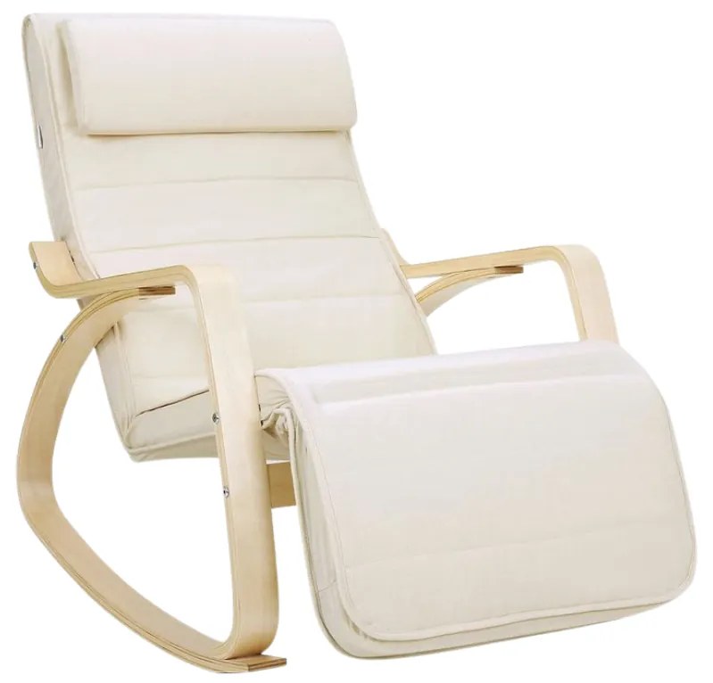 Scaun balansoar SWING, capacitate max. 150kg, 67x115x91cm, bej Jurhan