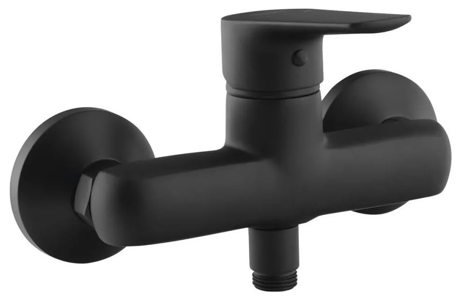 Baterie de duș Aqualine LOTTA negru mat