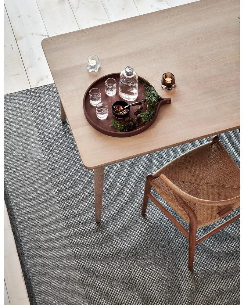 Covor tip traversă pentru interior și exterior gri antracit 85x260 cm Edit Charcoal – Pappelina