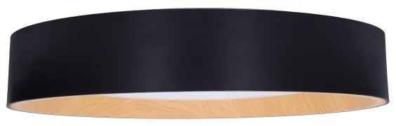 Plafonieră LED dimabilă Solight WO8016 LARIOS LED/48W/230V d. 39 cm negru + telecomandă