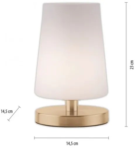 Lampă LED de masă dimabilă SONJA 1xG9/3W/230V alamă Paul Neuhaus 4146-60