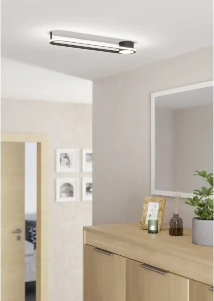 Plafonieră LED Eglo COLLECORVINO 902151-LED, 24W/230V, 2700/4000/6500K, neagră