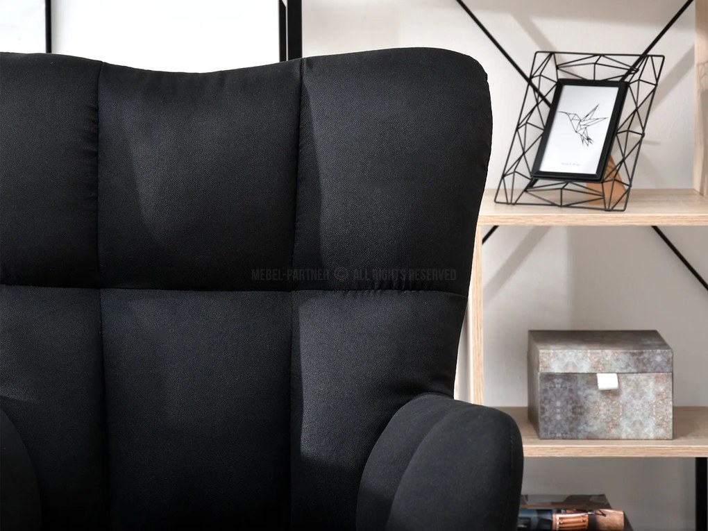 Fotoliu Kikino X (negru). Promo -8%. 1110134