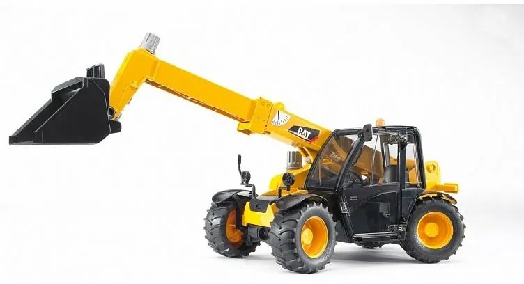 Bruder 02141 CAT Caterpillar încărcător cu brațtelescopic, 1:16