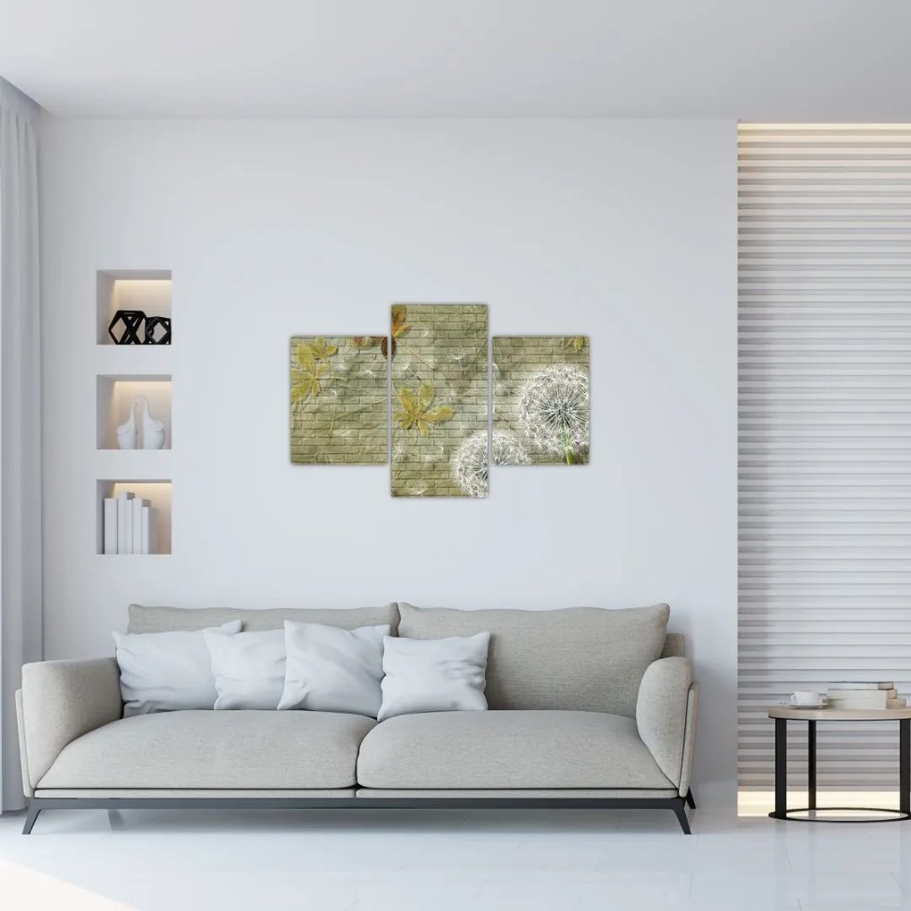 Tablou - Păpădii suflate de vânt (90x60 cm)