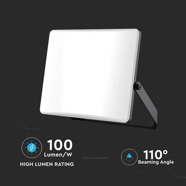 Proiector LED/100W/230V 3000/4000/6500K IP65 negru